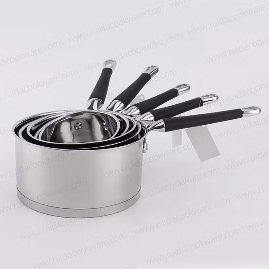Good Quality Kitchen Ware Stainless Steel Cooking Pot Sauce Pan with Lid