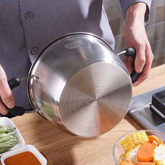 Stainless Steel Pots &amp; Pans Non Stick Saucepan, Easy to Clean, Dishwasher Stainless Steel Saucepan
